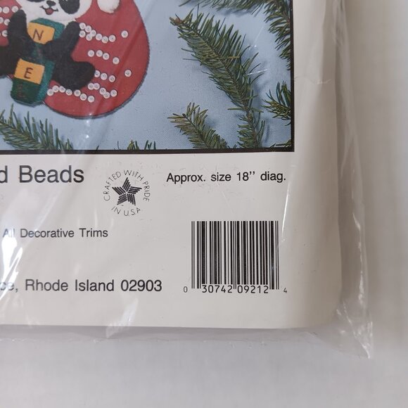 Lot of 2 Hobby Kraft Storybook Felt Stocking Kits 18" Diagonal Length - Picture 11 of 12